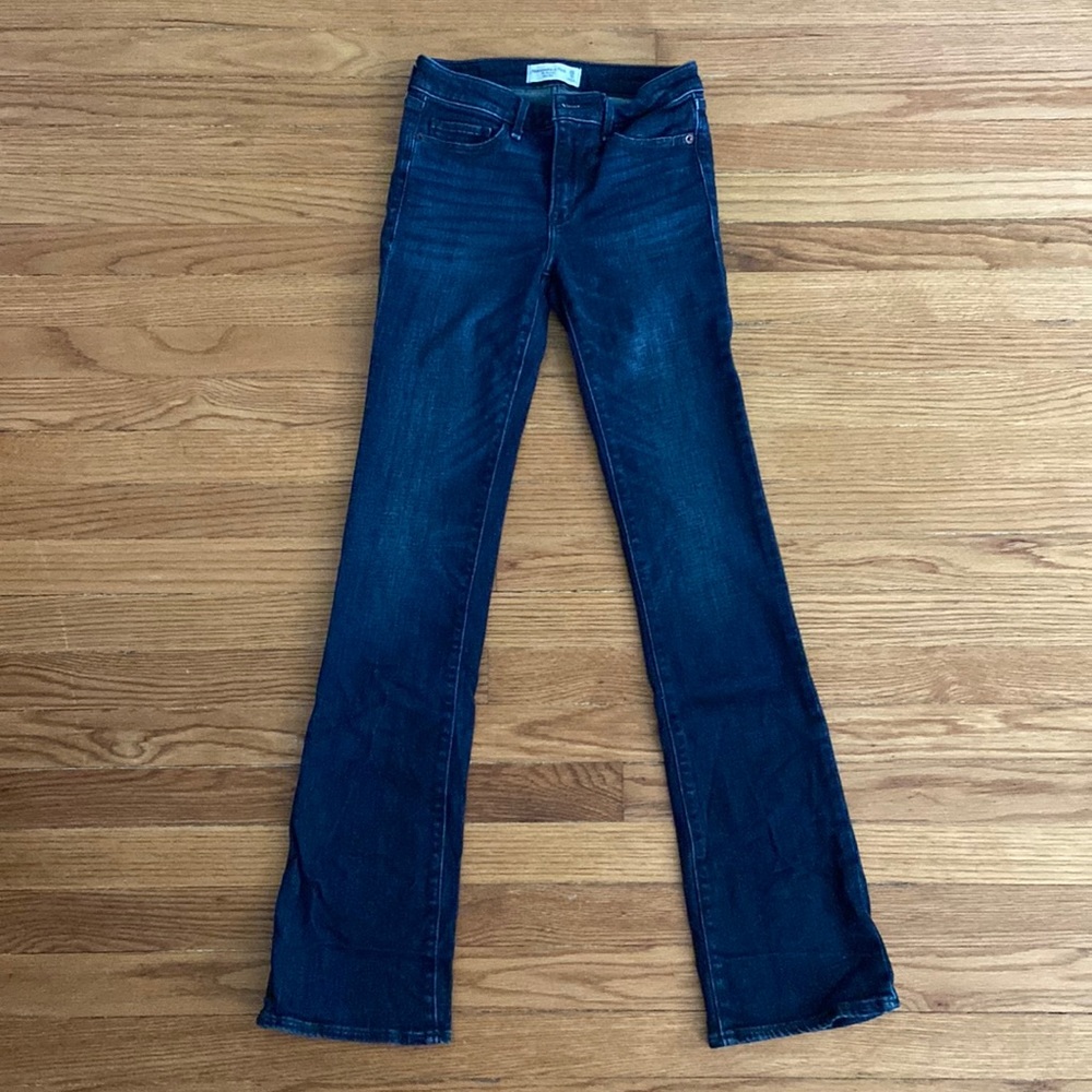 Abercrombie and Fitch mid rise boot cut jeans